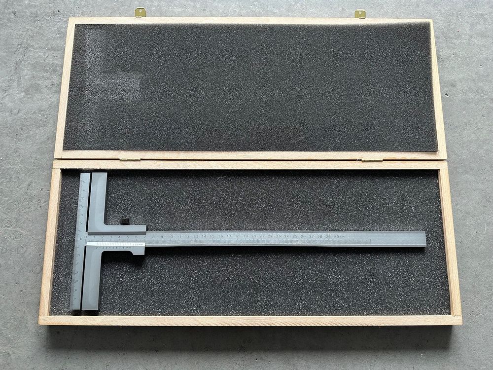 0 150 200 300 500 mm Tiefe Messschieber Mikrometerlehre Messwerkzeug 0,02 mm Auflösung, Messschieber aus Edelstahl,0 300 mm