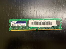 RAM 1x2GB DDR2 800MHz PC2-6400 non-ECC Unbufffered CL5 240-P