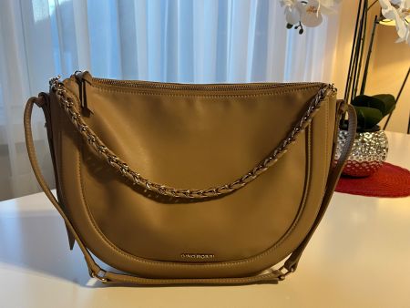 Handtasche Gino Rossi beige mit Kette NEU