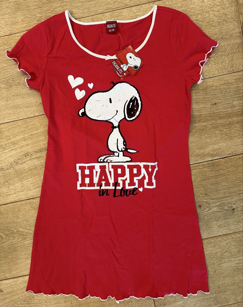 Negligees & Pigiami: Peanuts Nachthemd mit Snoopy Grösse 32/34 – Nuovo (secondo la descrizione) da Boppelsen venduto da Hello_Sun