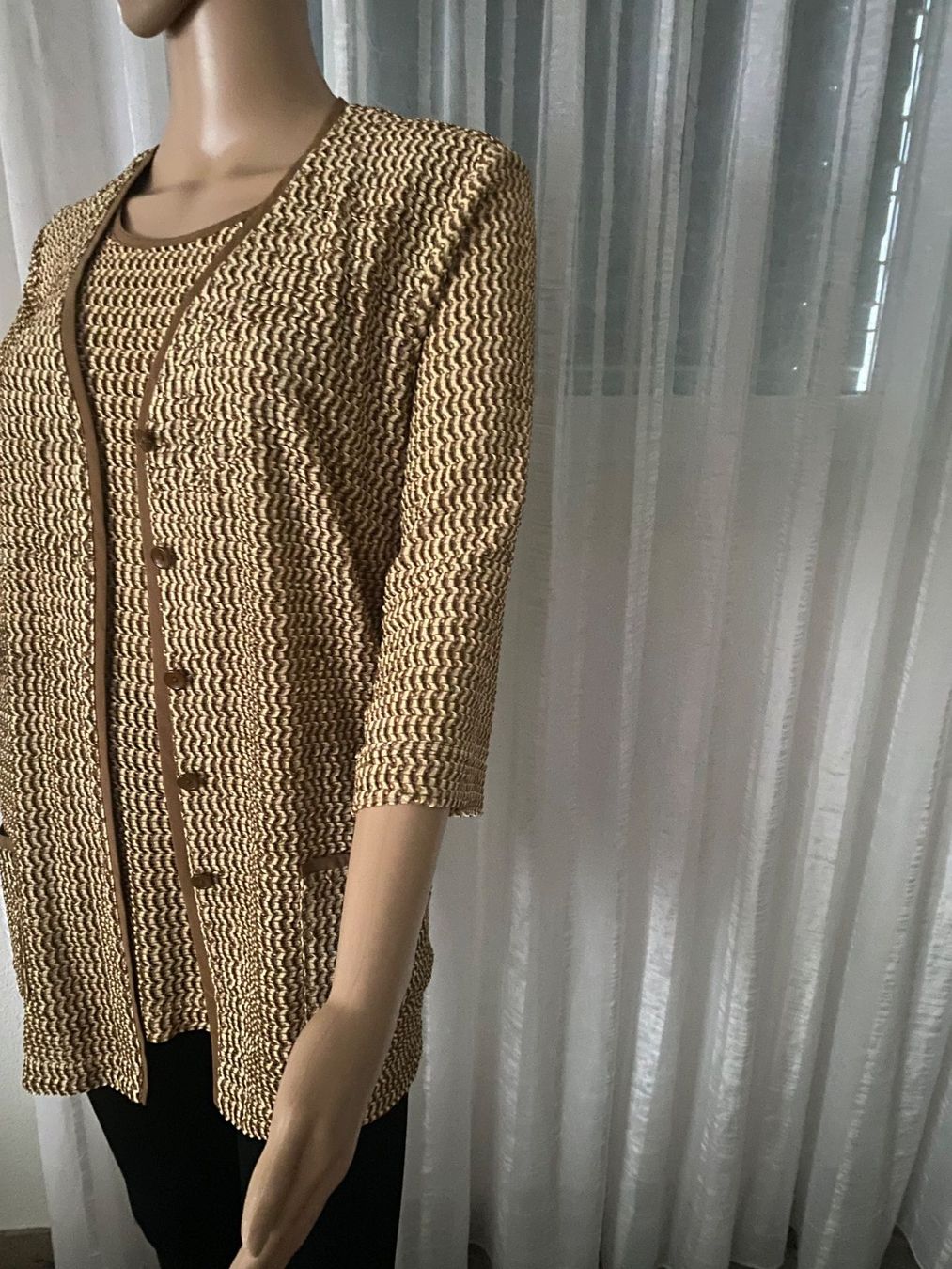 Twinset Giacche: MUST HAVE - elegantes/edles Twinset, beige, Gr. 46 – Nuovo e nell'imballaggio originale da Winkel venduto da ferrari2022 3