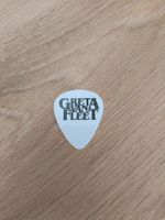Greta Van Fleet Plektrum Guitar Pick weiß Bandlogo Sammler