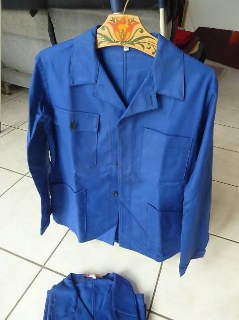 Camicie: Lutteurs blaue Überbluse  NEU Grösse 52 – Nuovo (secondo la descrizione) da Ueken venduto da dale02
