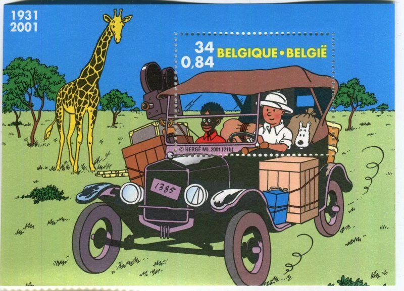 Tutti i francobolli: Block "Tintin". Belgien – Nuovo e nell'imballaggio originale da Basel venduto da Butsch5