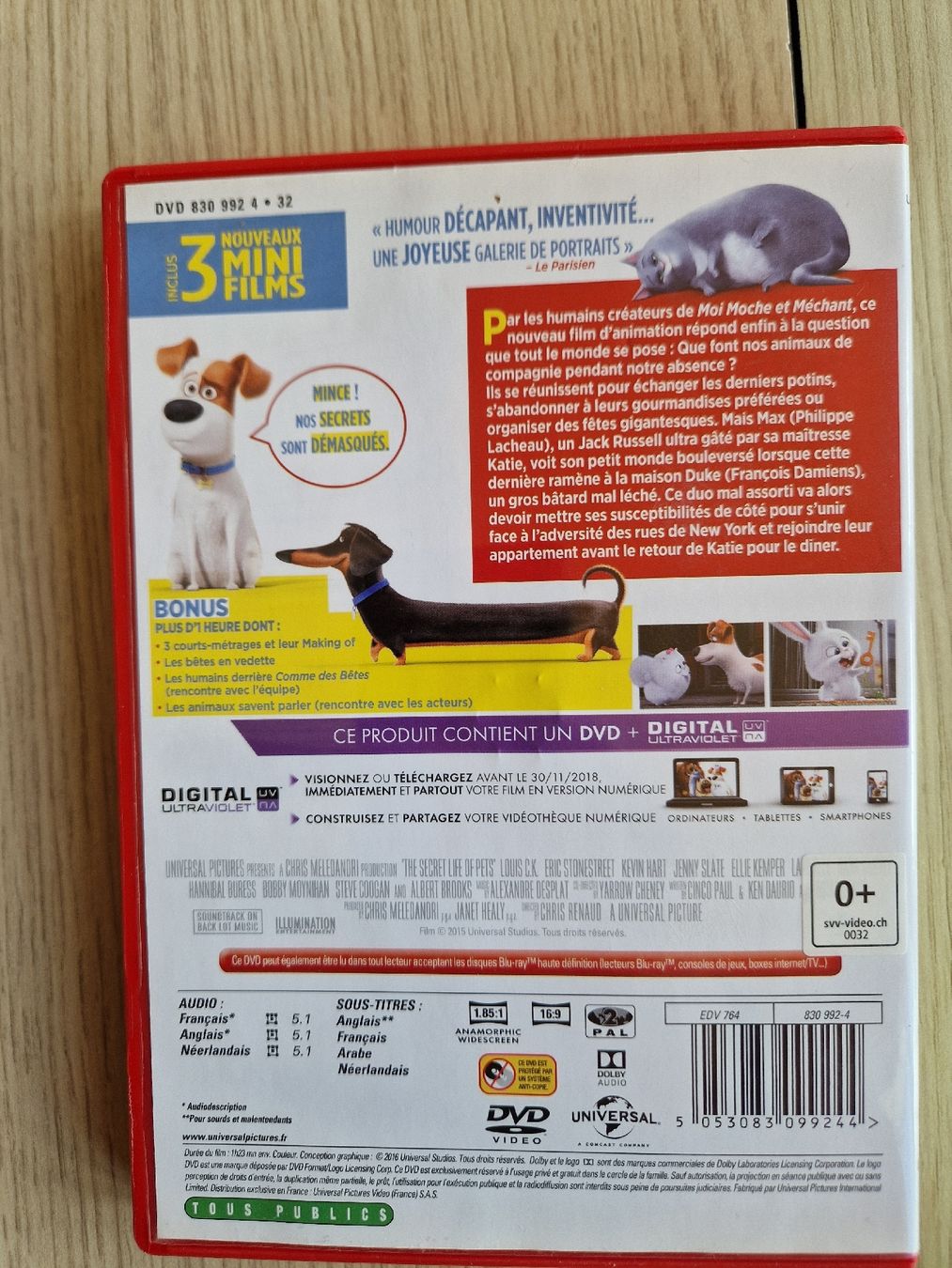 Tutti i DVDs: Comme des bêtes, dvd – Usato da Ste-Croix venduto da Sporchet 1
