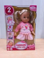 Bayer Puppe Charlene Little Love, pink, 33cm