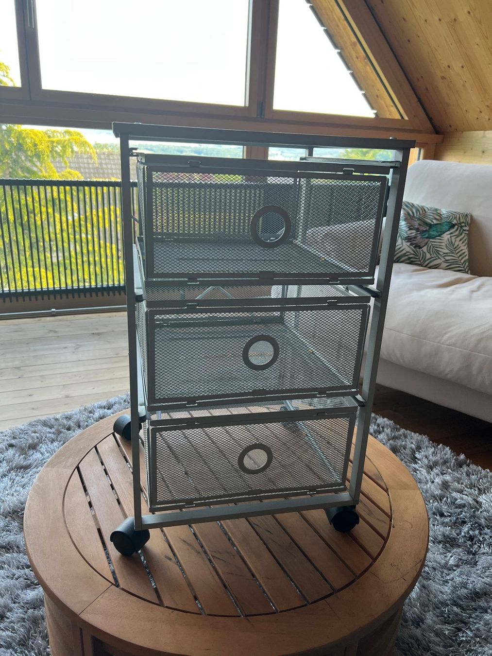 Ikea Banconi: Rollcontainer Metall, 3 Schubladen, grau (IKEA) – Usato da Merzligen venduto da Paxi01