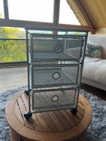 Rollcontainer Metall, 3 Schubladen, grau (IKEA)