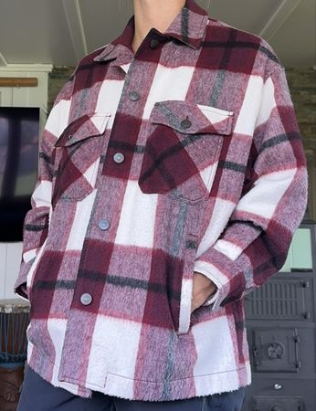 Zara Hemdjacke mit Wolle-Anteil, Grösse S