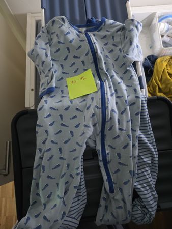 Baby Schlafanzug Overall mit Fuss Gr. 86/92