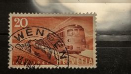 1947 Abart Fehlender Leitungsmast 279.Pf
