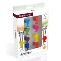VinBouquet Glasmarker GLÄSER Set 8 Stk.
