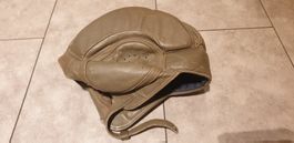 Casque Militaire HELM, cuir, char tank