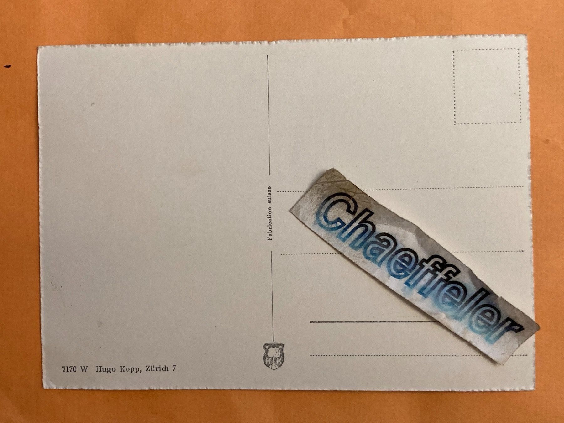 Cartes postales: Miralago (Grigioni) – D'occasion à Zürich par Chaeffeler 1
