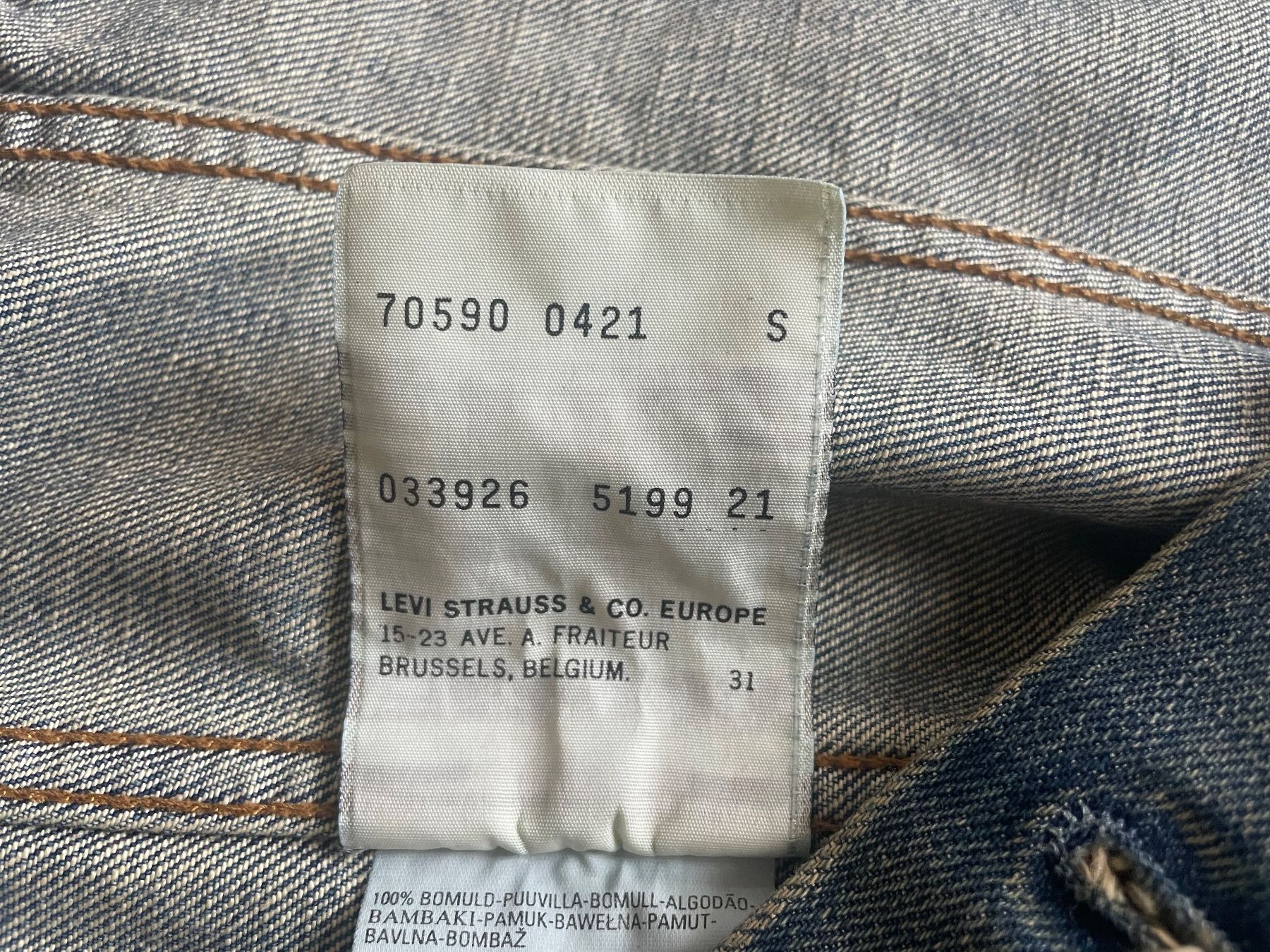 Levi's Jacken: Levi Strauss Jacke Jeans Vintage – Gebraucht aus Minusio von Pink222 6