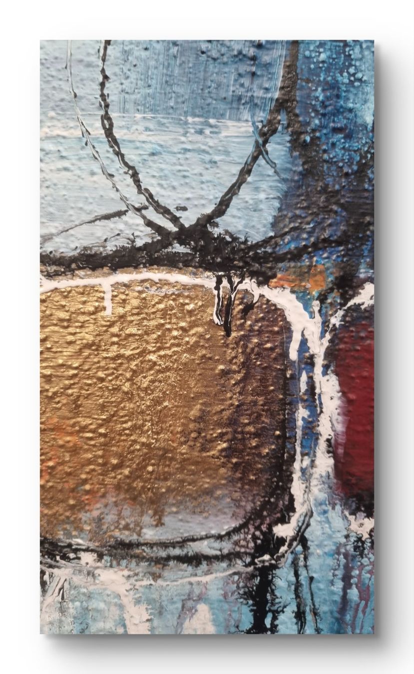 Dipinti: Originales abstraktes Gemälde 90x90cm – Nuovo (secondo la descrizione) da Urdorf venduto da Contra8 2