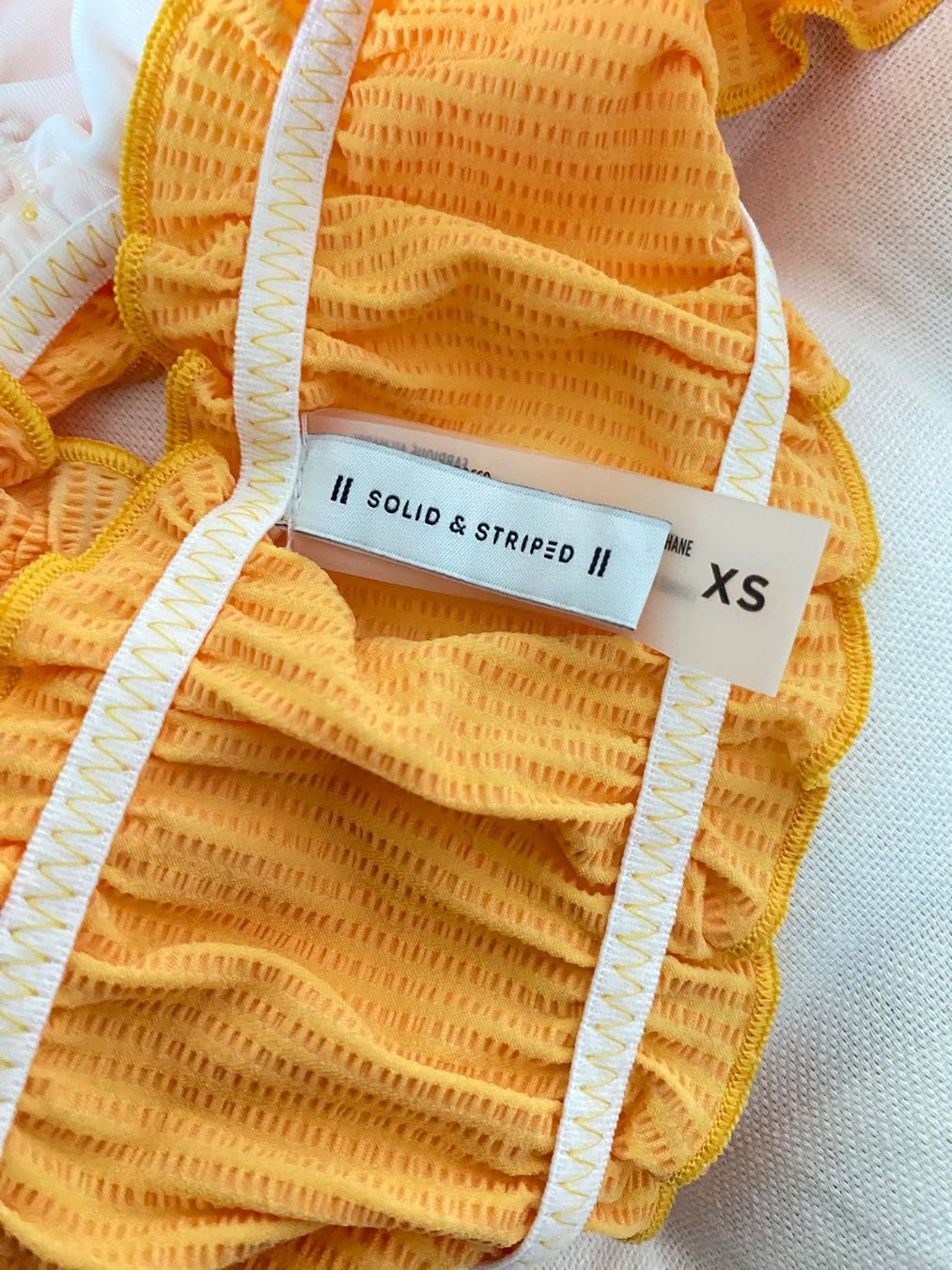 Costumi da bagno & Bikini: Solid & Striped Bikini Oberteil - neu - – Nuovo (secondo la descrizione) da Jona venduto da vanessasupermarket20 3