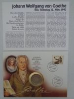 Münzbrief - Johann Wolfgang von Goethe
