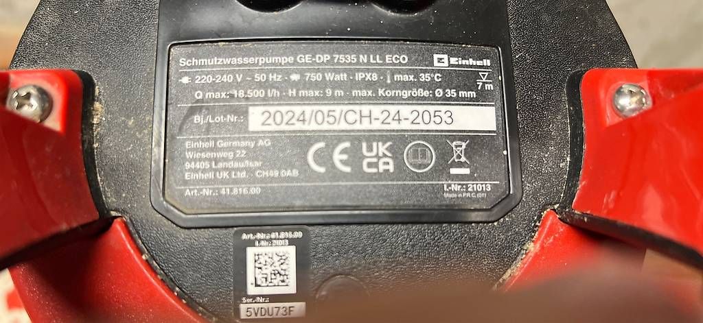 Pompe & Parti di ricambio: Pompe à eau  – Usato da Delémont venduto da pet_qf6g 1