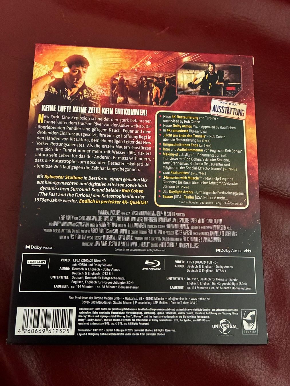 Tutti i DVDs: Daylight (Blu-Ray) – Usato da Seuzach venduto da ephi7 1