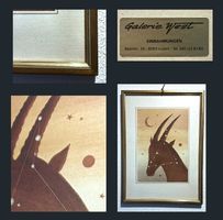 Sternbild Steinbock - Grafik Galerie West, Luzern,gerahmt