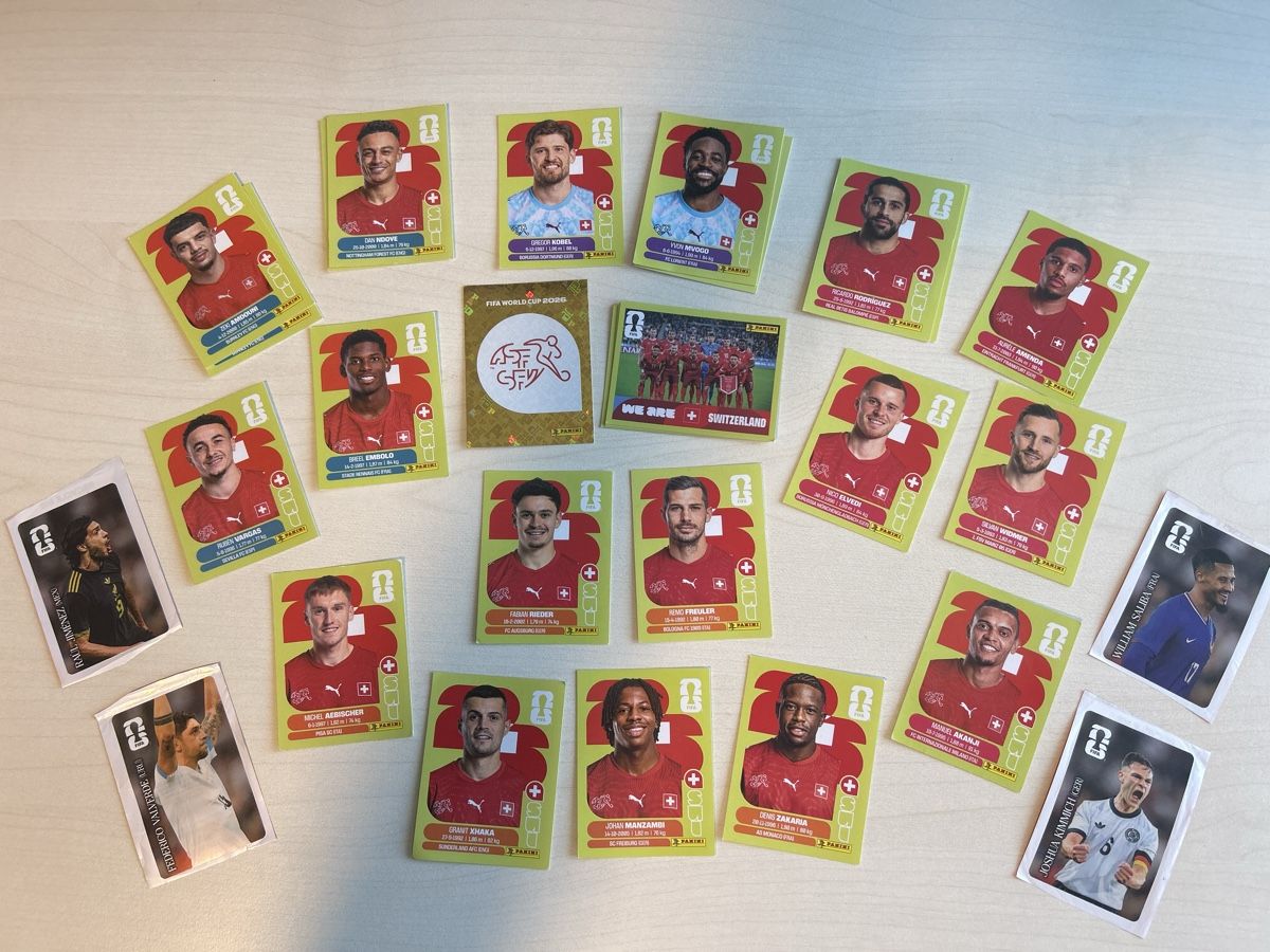 Panini Cartes à collectionner: Panini Schweizer Spieler und Cola Sticker – Neuf (Voir description) à Volketswil par High666