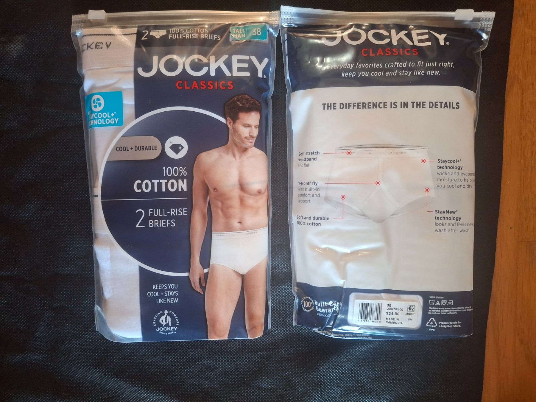 Biancheria intima: Jockey Classic Briefs – Nuovo e nell'imballaggio originale da Arlesheim venduto da begima
