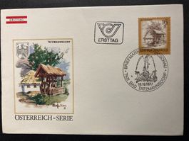 Österreich 1977 FDC 16S Bad Tatzmannsdorf Freilichtmuseum