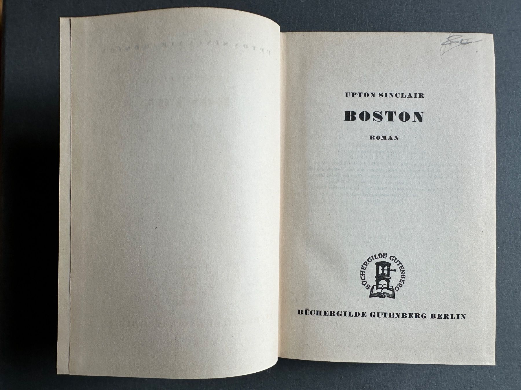 Libri: Upton Sinclair: Bücherpaket 5 Bde. – Usato da Zürich venduto da allp 6
