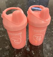 2x Twistshake baby cups pink excellent condition