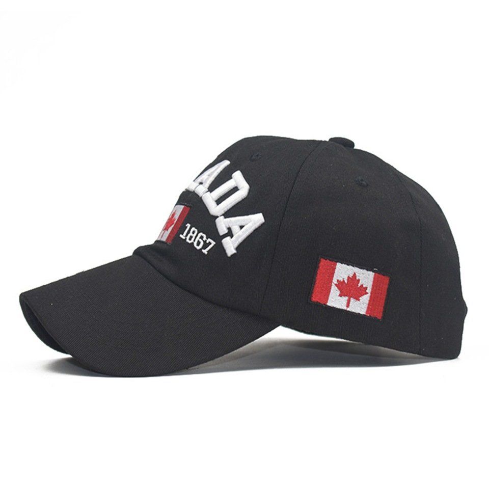 Copricapi, berretti & cappellini: Casquette Canada, couleur noir. – Nuovo e nell'imballaggio originale da Biel/Bienne venduto da Vianny77 2