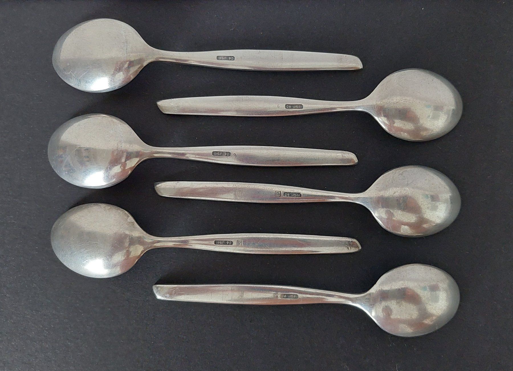 Cucchiai: Cuillères à thé (6 pièces avec coffret) – Usato da Grandson venduto da Dobbyl 2