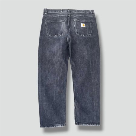 Carhartt black baggy retro jeans loose hose Herren 34