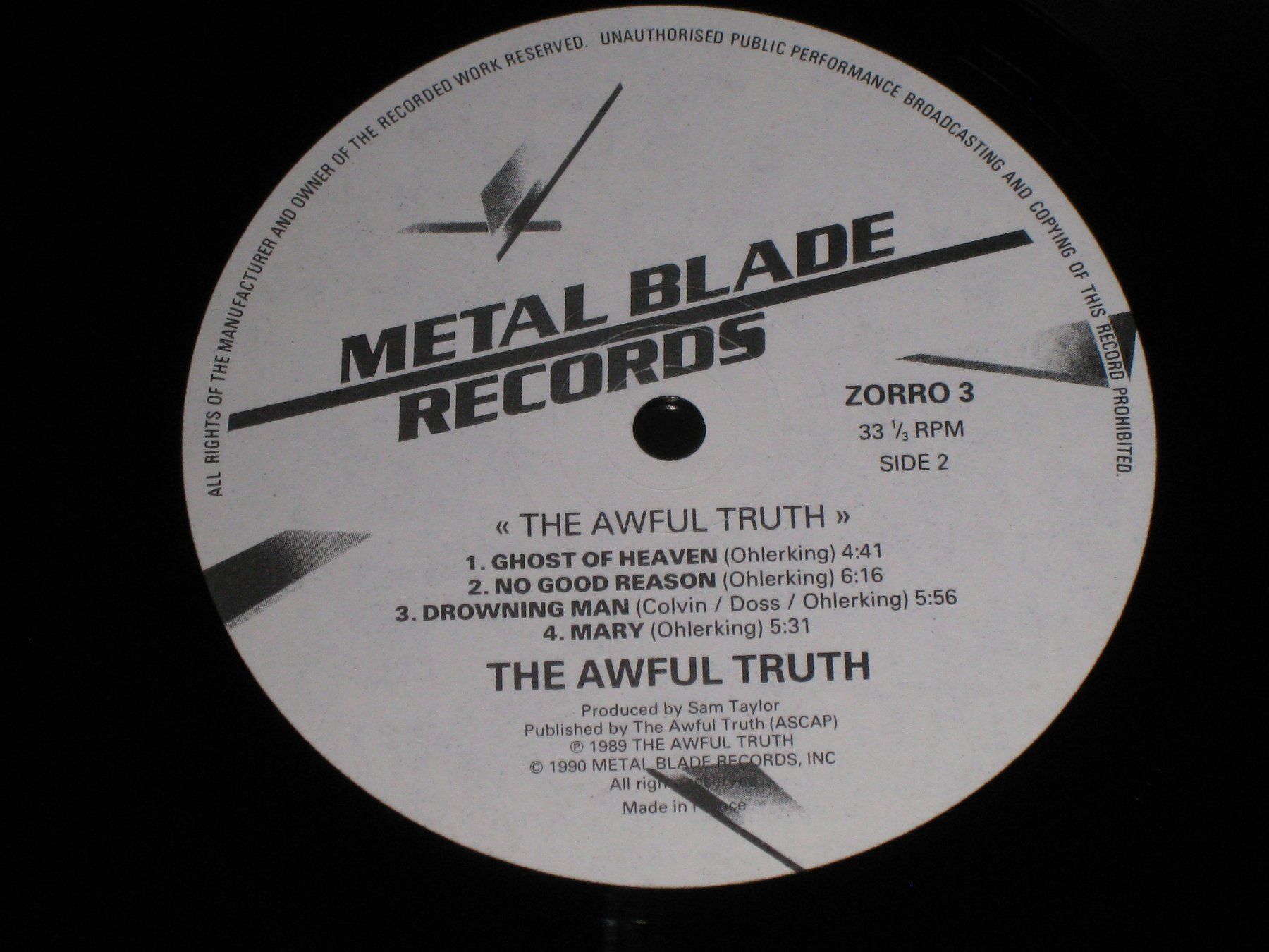 Dischi in vinile: LP - THE AWFUL TRUTH – Usato da Steckborn venduto da Quo7 2