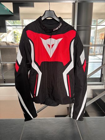 Veste de moto Dainese noir rouge blanc