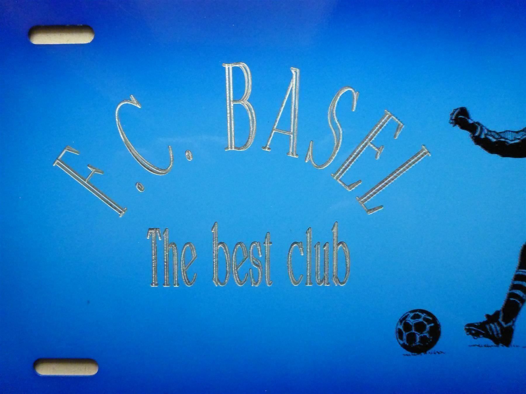 Insegne: FC Basel Blechschild – Usato da Basel venduto da Falconis 1