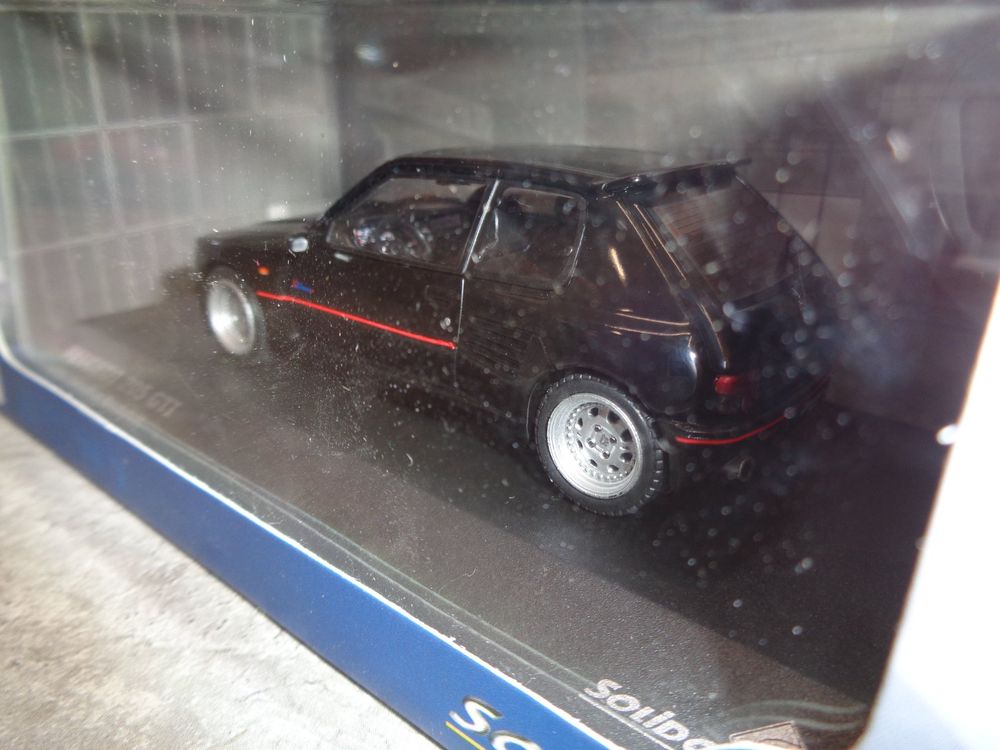 Miniature Solido CJD SB 1/43 – Peugeot 205 Découvrable Blanche, Occasion Sans Boîte