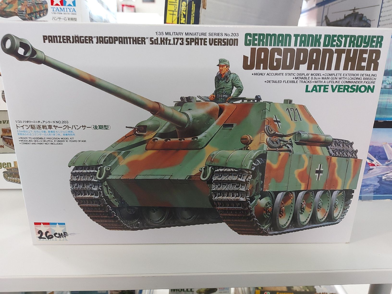 Kit di modellismo & Modellini statici: Jagdpanther late version – Usato da Baden venduto da thailega