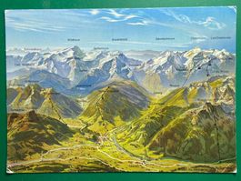 Gstaad - Panoramakarte - das grüne Hochland