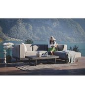 VIP Lounge Conor Gartensofa grau inkl. Tisch -  NP: 4500
