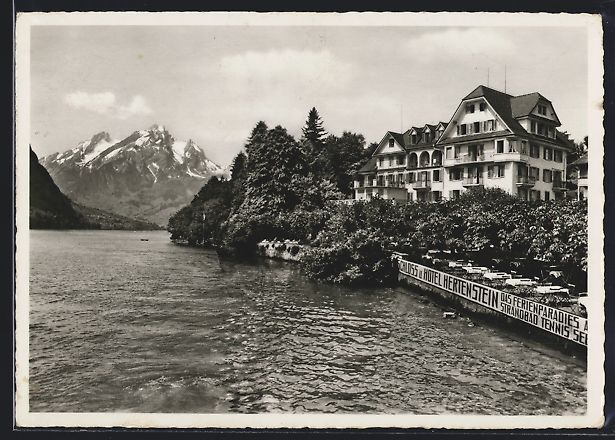 Ansichtskarten: Hertenstein /Vierwaldstättersee, Hotel  – Gebraucht aus Berlin von bartko-reher