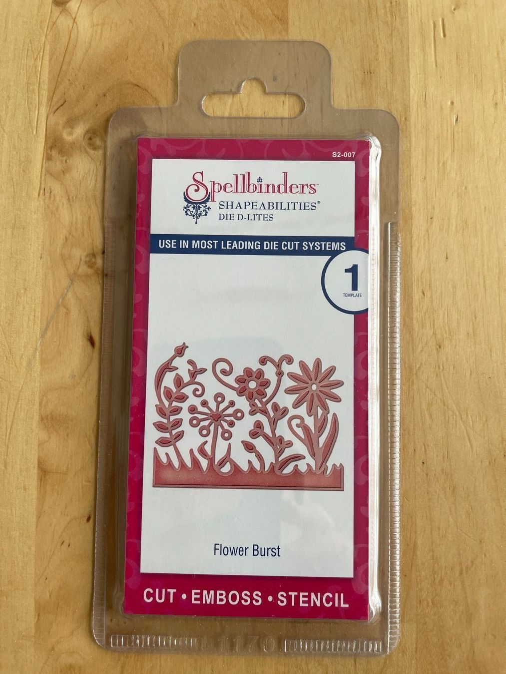 Sciablone: Spellbinders Präge- und Stanzschablone – Nuovo e nell'imballaggio originale da Bern venduto da Zeiseli