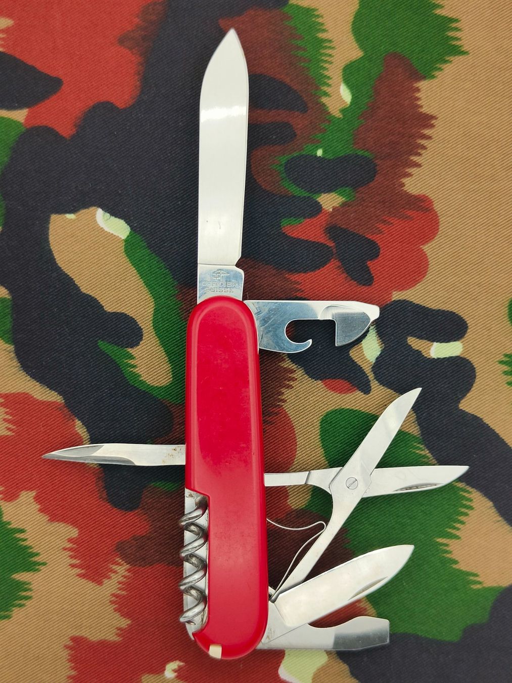 Victorinox Coltelli tascabile: Offiziersmesser Climber, Rot, Victorinox – Usato da Bauma venduto da SwissMilitaria 1