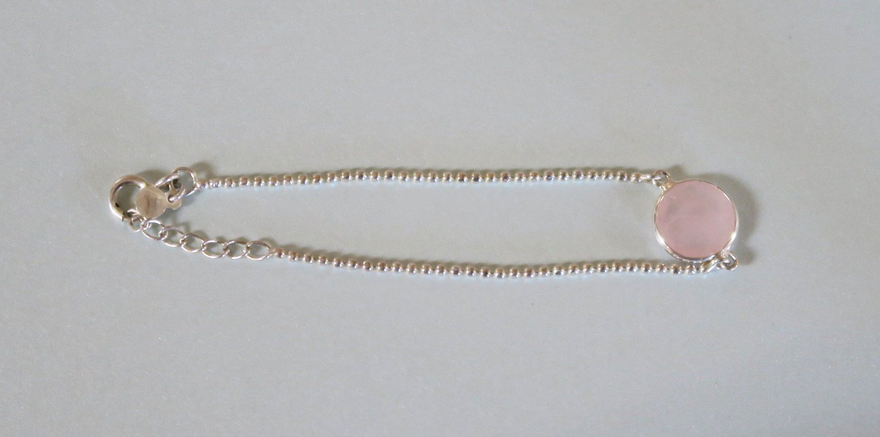 Bracciali & Braccialetti: Armband Silber 925, mit Rosenquarz – Usato da Brittnau venduto da marlenestone 4