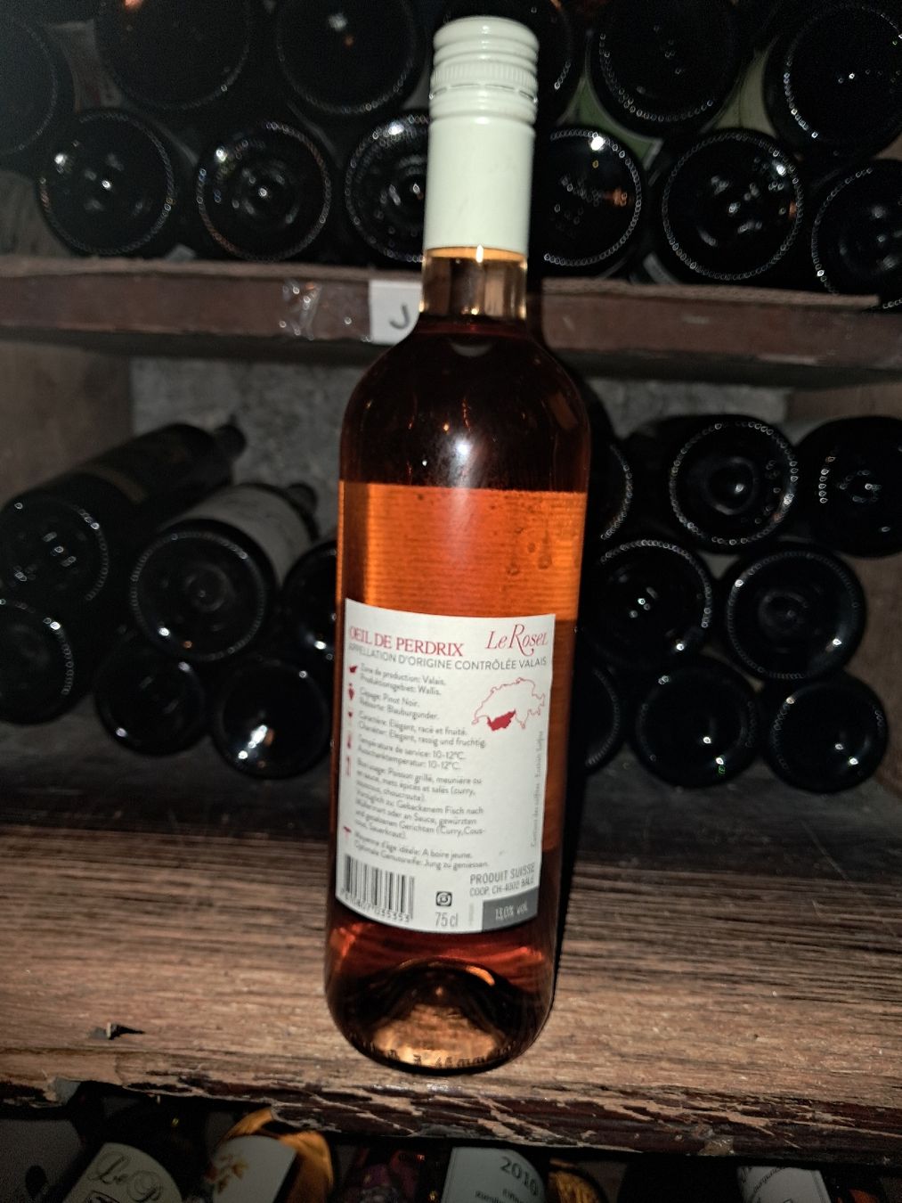 Vino: Le Rosel Œil de Perdrix du Valais 2019 – Nuovo e nell'imballaggio originale da Le locle venduto da juliensaran 2