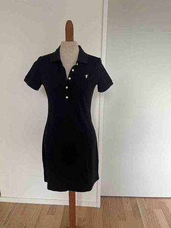 Polo Kleid schwarz kurzarm Grösse S