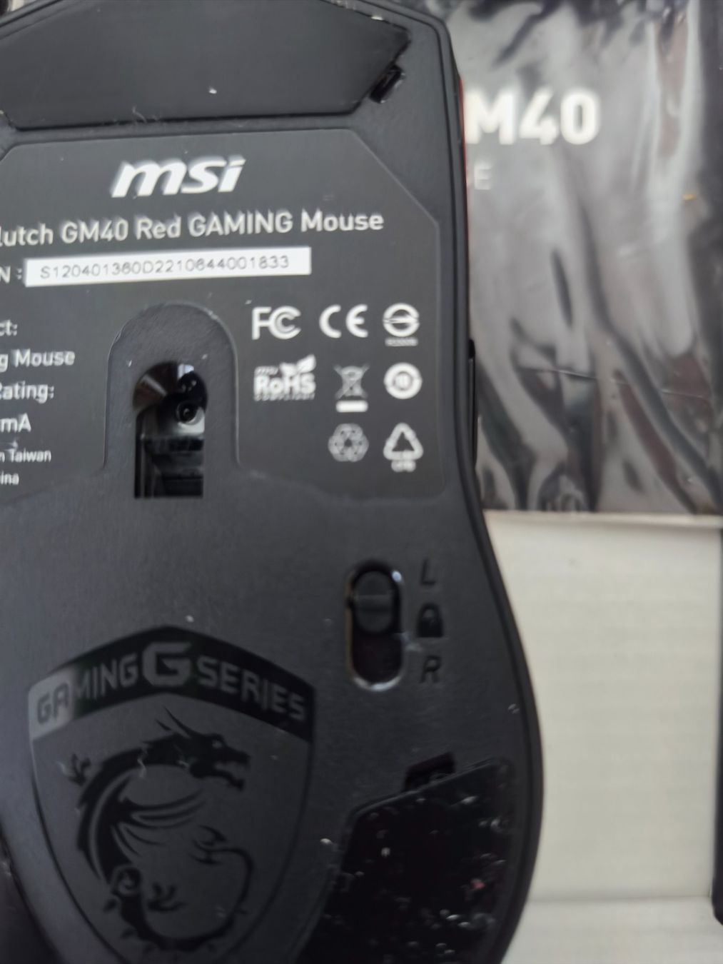 Mouse: MSI CLUTCH GM40 GAMING MOUSE – Nuovo e nell'imballaggio originale da Winterthur venduto da Dr.Pepper01 6