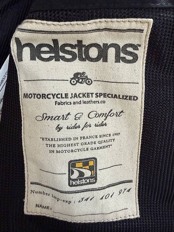 Giacche: Helstons Motorradjacke XXLSchwarz/Blau – Usato da Oberkulm venduto da Mikro1970 1