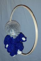 Clown im Holzring