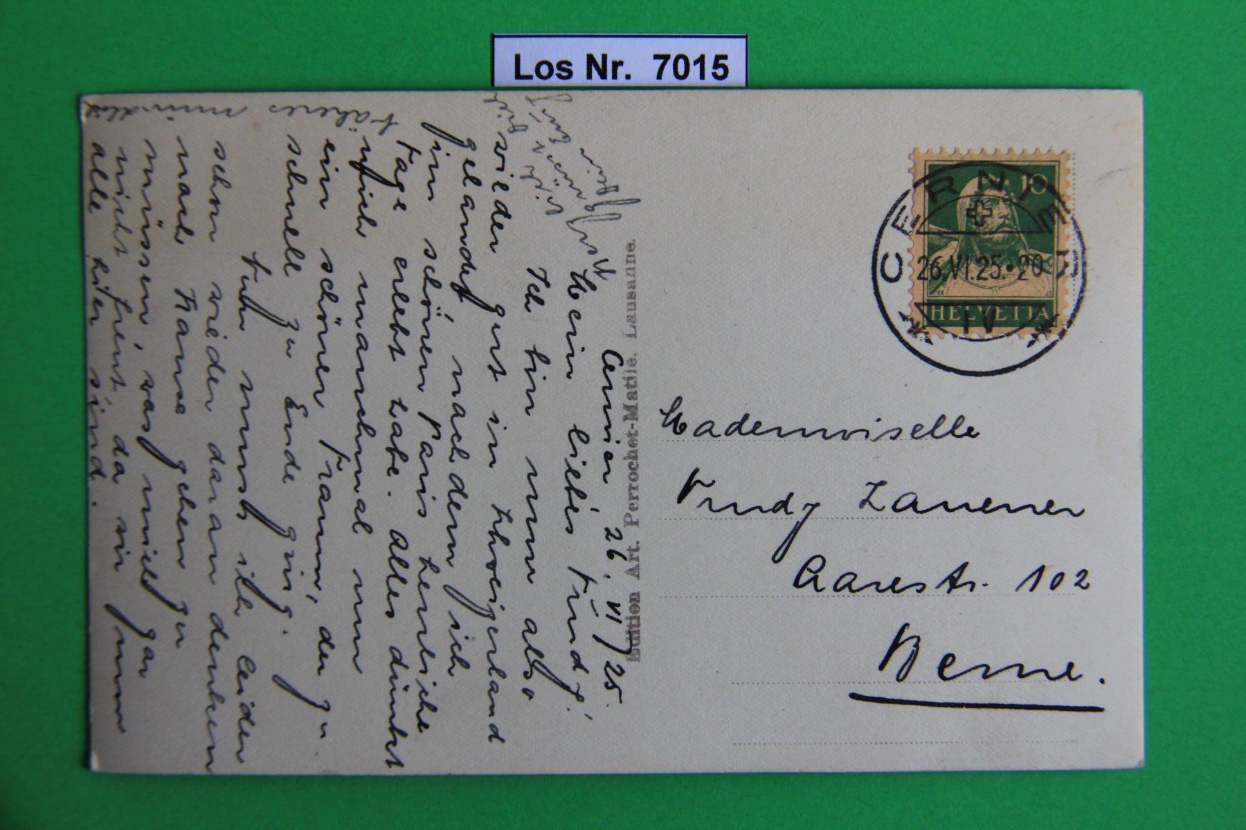 Cartes postales: CH Ansichtskarte Cernier 20iger Jahre               Los 7015 – D'occasion à Volken par jukon65 1